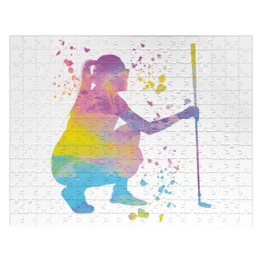 Golfer Colorsplash Kids Miniature Golf Jigsaw Puzzles