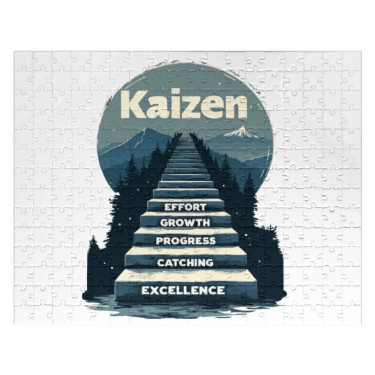 Kaizen Effort Growth Progress Jigsaw Puzzles