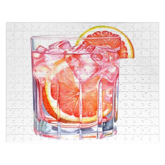 Grapefruit Citrus Cocktail Jigsaw Puzzles