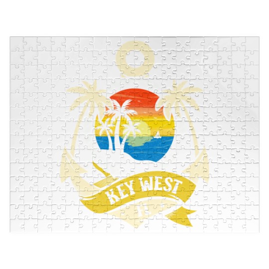 KEY-WEST FLORIDA Sunshine-State West Keys Jigsaw Puzzles