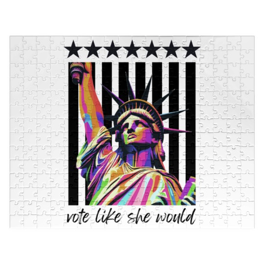 Vote Like She Would - Stars and Stripes edition Jigsaw Puzzles