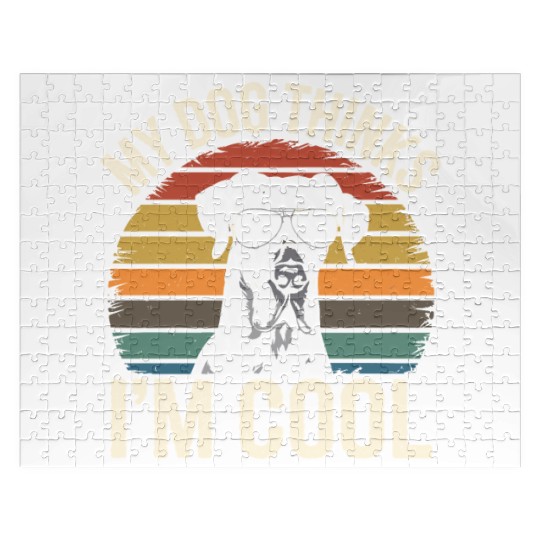 Great Dane My Dog Thinks Im Cool Jigsaw Puzzles