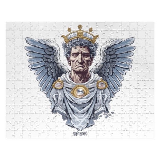Emperor Caesar with Angel Wings Jigsaw Puzzles