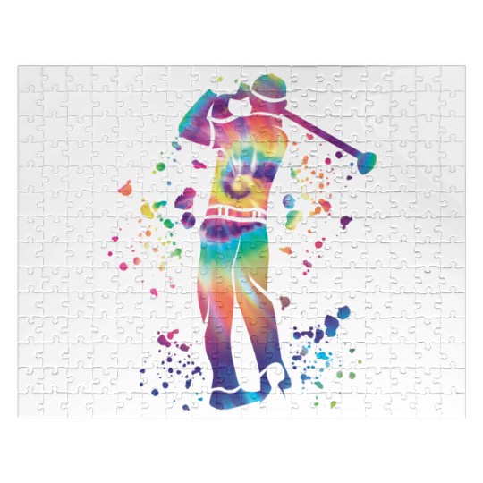 Golfer Colorsplash Kids Miniature Golf Jigsaw Puzzles