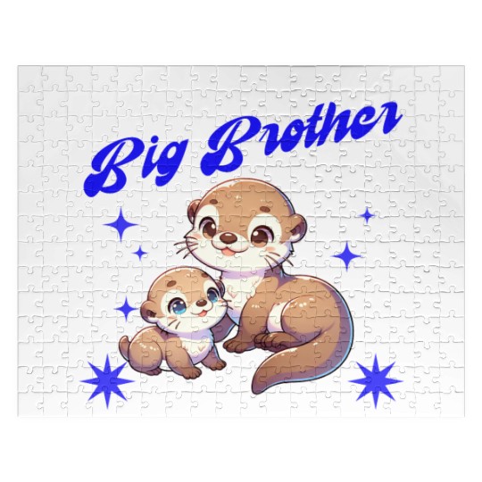 Soon I'll Be A Big Brother, Sweet Otter Brother Jigsaw Puzzles