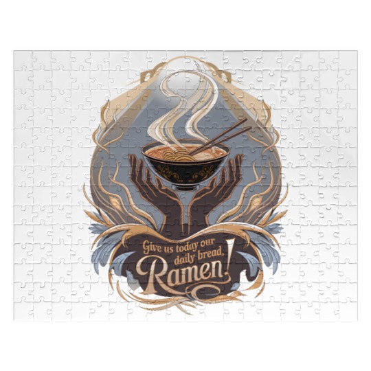 Give Us Today Our Daily Bread Ramen Jigsaw Puzzles