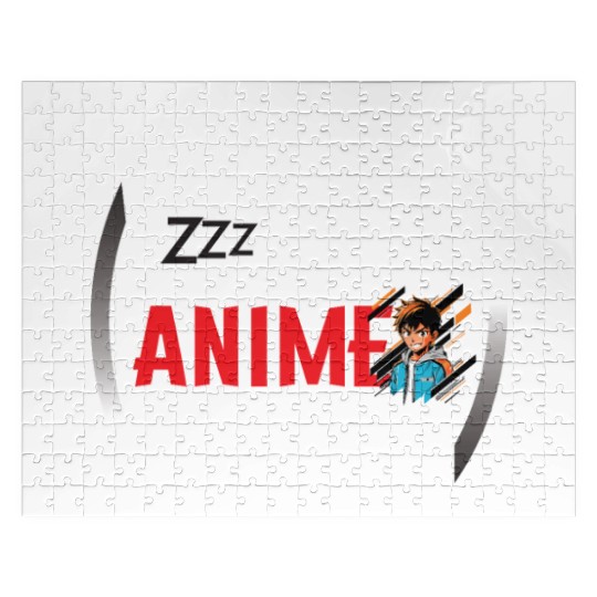 Eat Sleep Anime Repeat Ramen Kawaii Japanese Manga Jigsaw Puzzles