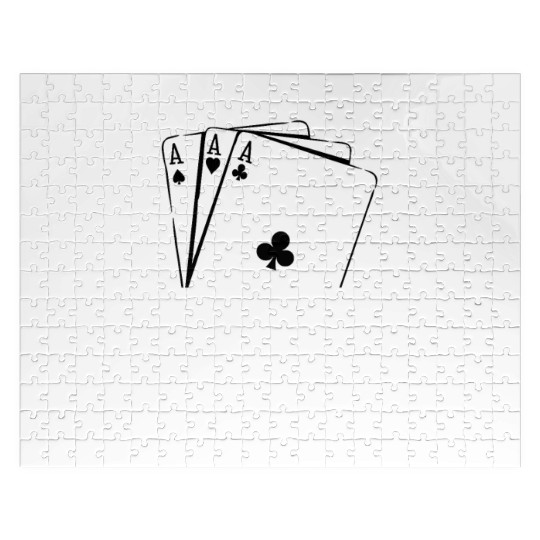 I Don't Even Fold My Laundry Funny Poker Jigsaw Puzzles