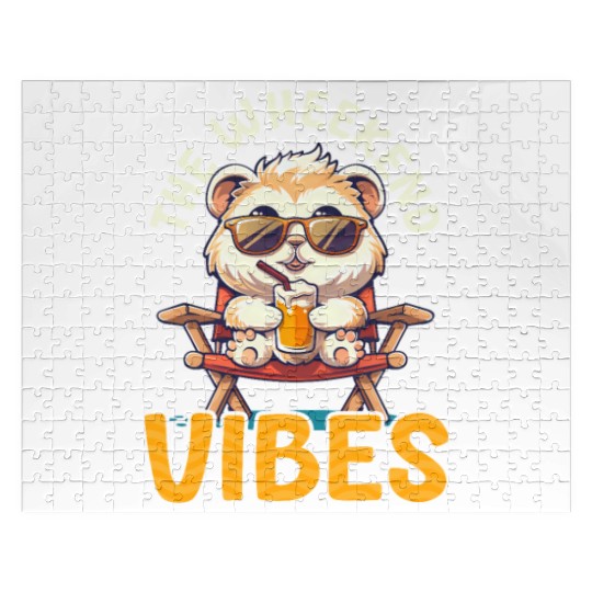 Guinea Pig The Wheekend Vibes Jigsaw Puzzles