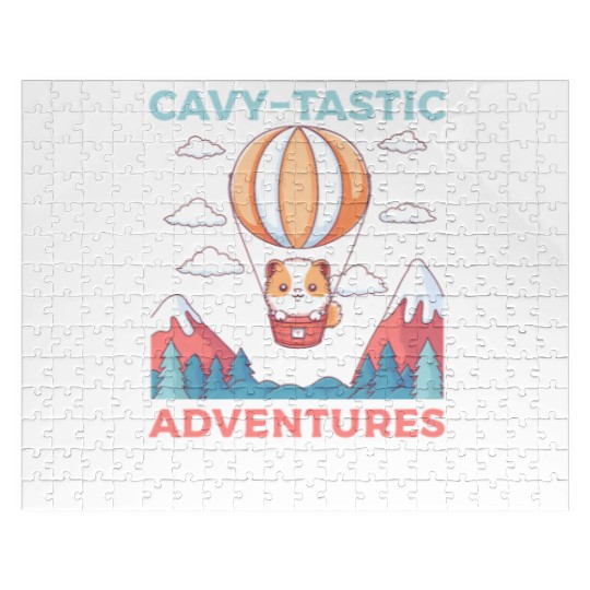 Guinea Pig Cavy-Tastic Adventures Await! Jigsaw Puzzles