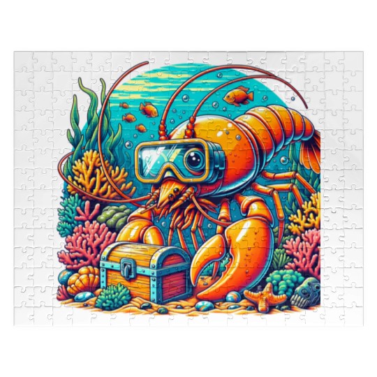 Shrimp Exploration-Underwater Adventure Jigsaw Puzzles