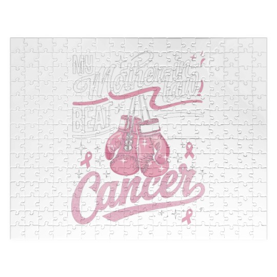 My Mother-In-Law Beat Cancer Breast Cancer Jigsaw Puzzles
