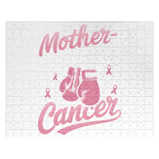 My Mother-In-Law Beat Cancer Breast Cancer Jigsaw Puzzles