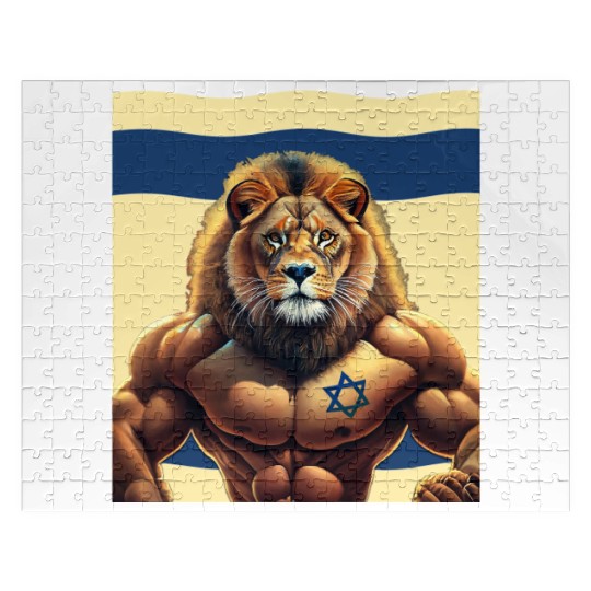 Strength and Unity: The Lion of Israel, Israeli Pa Jigsaw Puzzles
