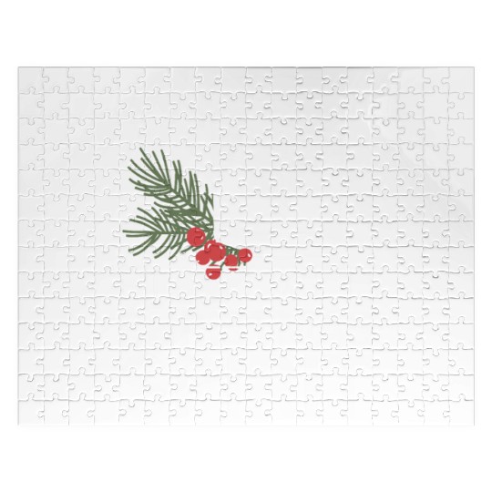 Filled With Christmas Spirit Festive Cheer Artwork Jigsaw Puzzles