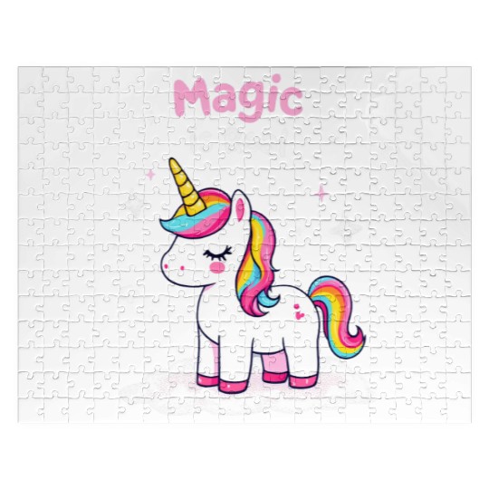 Magic Is Real: Unicorn Fantasy Dreamscape for Jigsaw Puzzles
