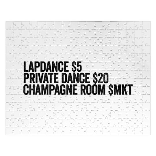 Lapdance Private Dance Champagne Room Stripperstri Jigsaw Puzzles