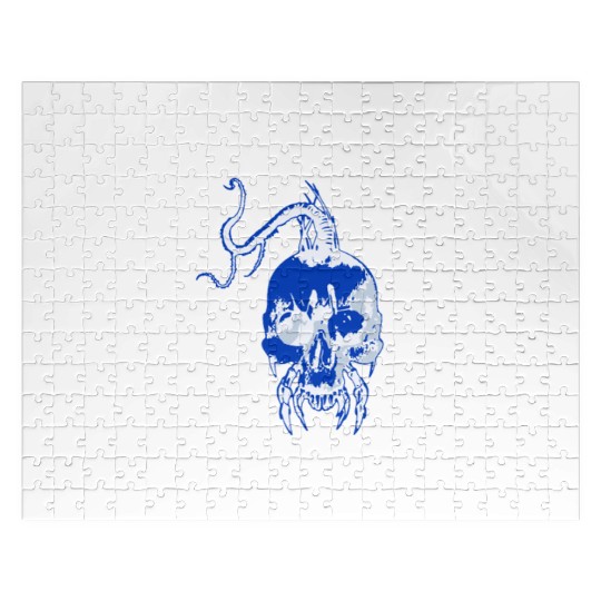 Fear the Street, Fear the Night Skull Streetwear Jigsaw Puzzles