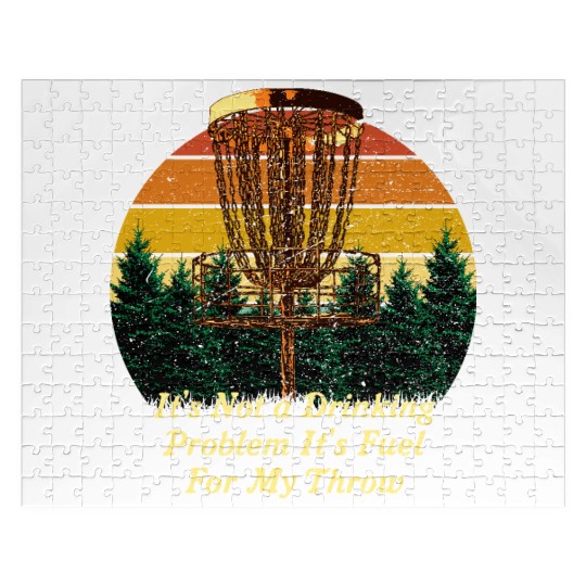 Its Fuel For My Throw Disc Golf Beer Lover Golfer Jigsaw Puzzles