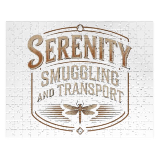 Vintage Serenity Smuggling And Transport Firefly Jigsaw Puzzles