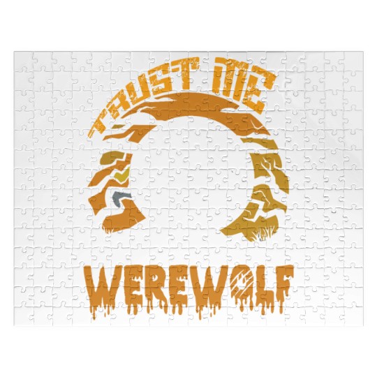 Trust Me I'm Not a Werewolf Halloween Jigsaw Puzzles