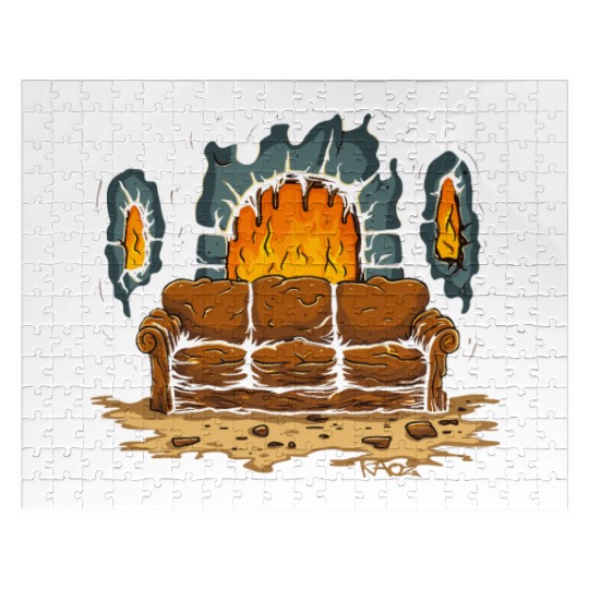 The Couch of Dungeon Hell Jigsaw Puzzles
