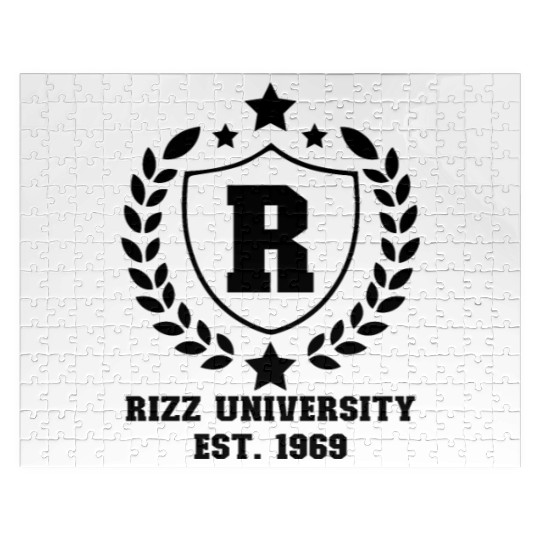 Rizz University Est. 1969 Rizz Academy Rizzlerrizz Jigsaw Puzzles