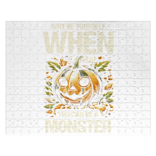 Why Be Yourself When You Can Be Monster, Halloween Jigsaw Puzzles
