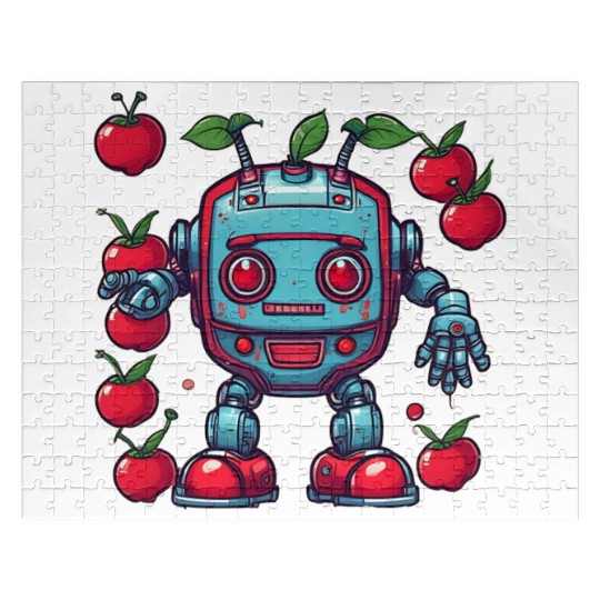 Robot Cherry Jigsaw Puzzles
