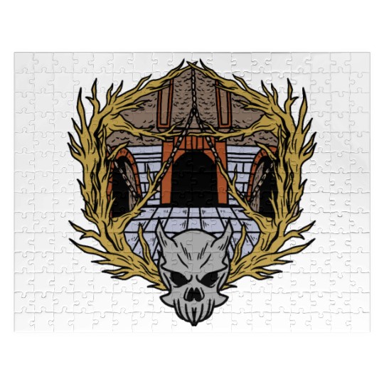 Dungeons Skeleton Magic Dungeon Jigsaw Puzzles