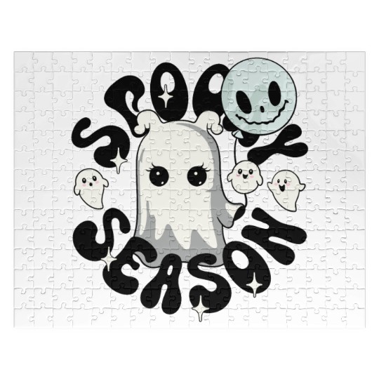 Halloween Ghosts Spooky Season Jigsaw Puzzles