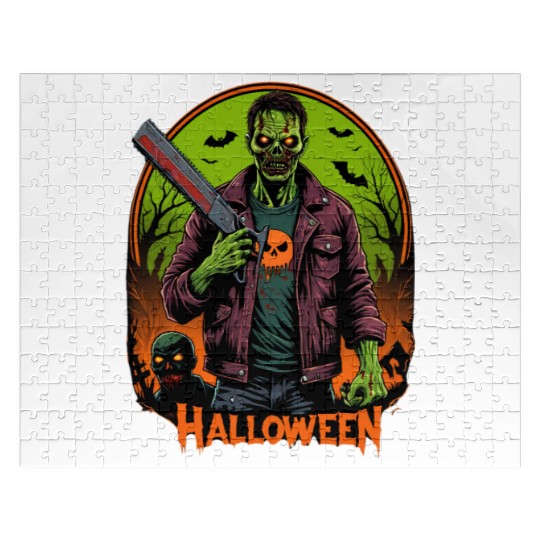 Undead Nightmare: Zombie Halloween Graphic Jigsaw Puzzles