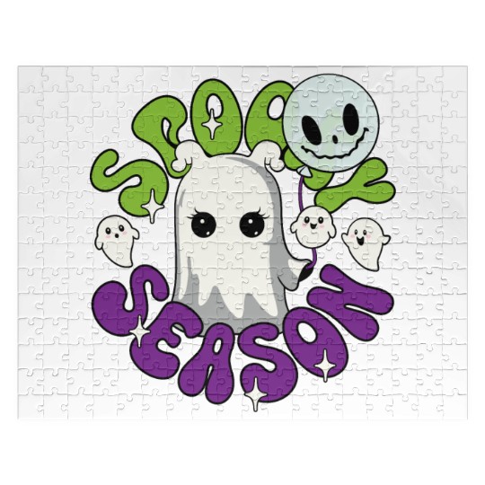 Halloween Ghosts Spooky Season Jigsaw Puzzles