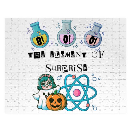 Chemistry Boo The Element Of Surprise Chemist Hall Jigsaw Puzzles