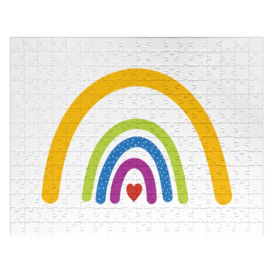 Empathy Hope Trust Loyalty Rainbow Jigsaw Puzzles
