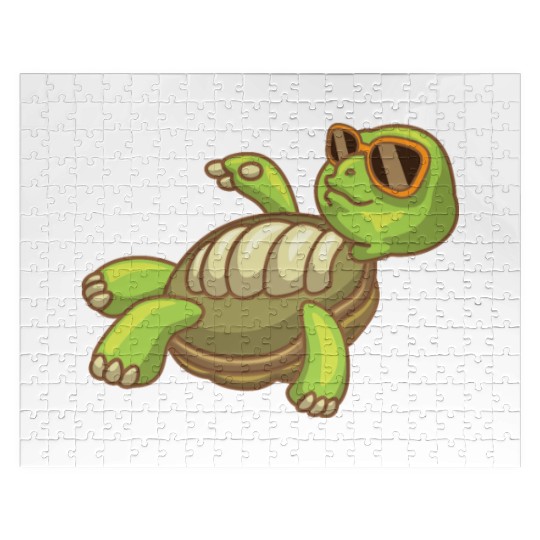 Sea Turtle Ocean Beach Relaxing Turtle Jigsaw Puzzles