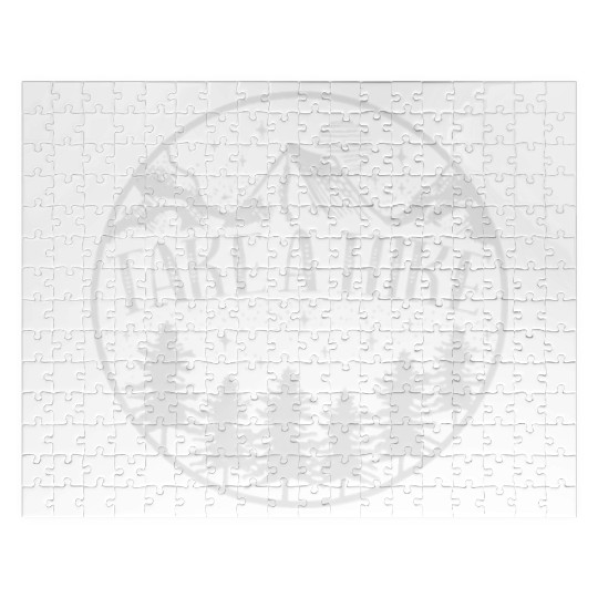 Take A Hike Mountain Hiking Camping Outdoors Jigsaw Puzzles