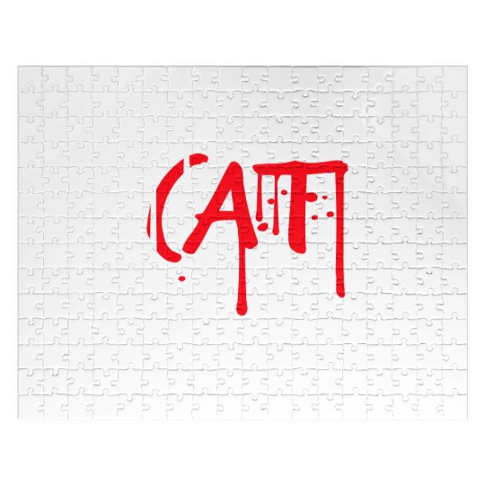 Crazy Cat Lady Text Love Saying Quote Weird Woman Jigsaw Puzzles