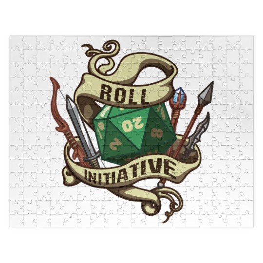 Roll Initiative Adventure Magic Dungeon Jigsaw Puzzles