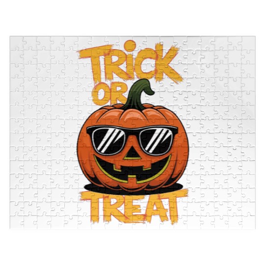 Trick or Treat Halloween Pumpkin Jigsaw Puzzles