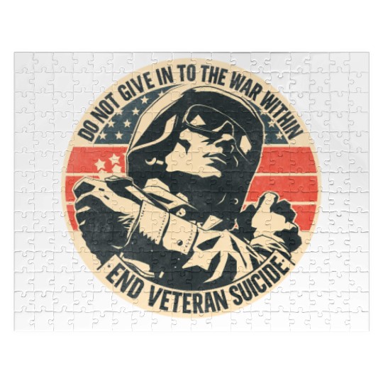 Do Not Give In To The War Within End Veteran Suici Jigsaw Puzzles