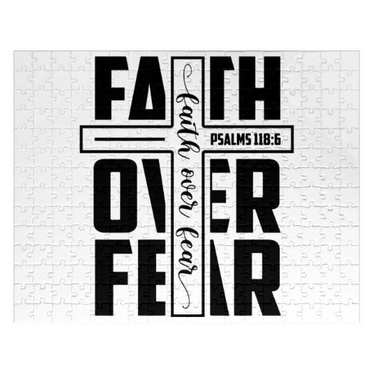 Faith over Fear | Motivational | Inspirational Jigsaw Puzzles
