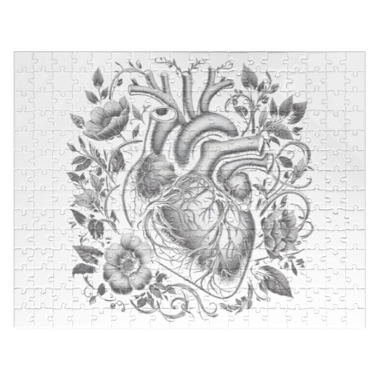 Botanical Heart Artistic Anatomy 1 Jigsaw Puzzles