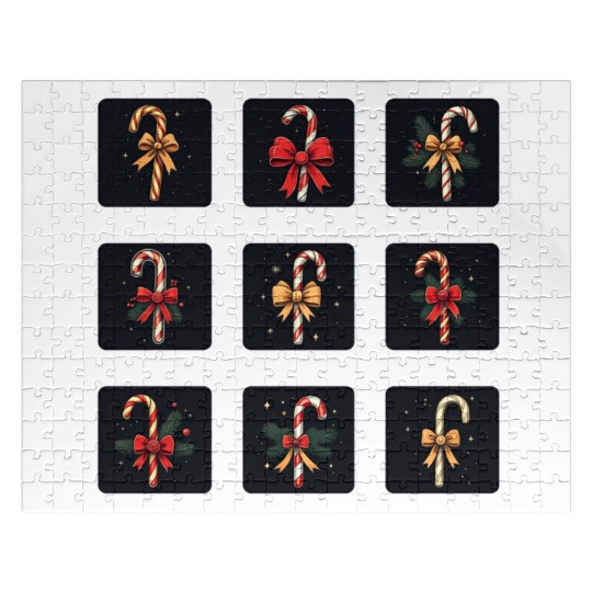 christmas cheer candy cane Jigsaw Puzzles