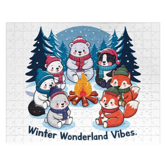 Winter wonderland vibes Jigsaw Puzzles