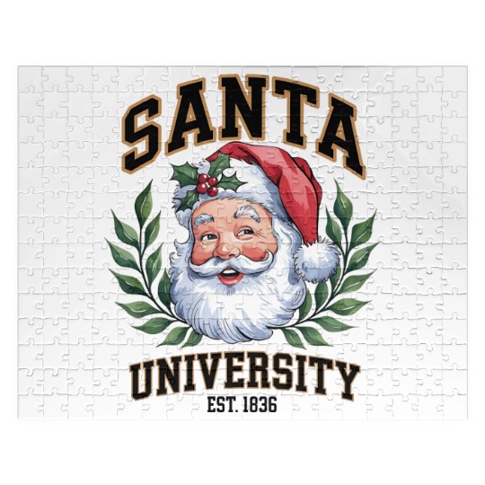 Santa University Est. 1836, santae, newe year gift Jigsaw Puzzles