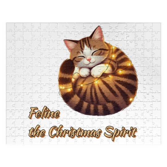 Feline Christmas Spirit Jigsaw Puzzles