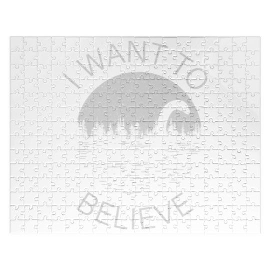 I Want To Believe -Nessie Jigsaw Puzzles