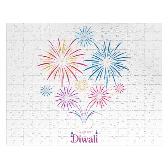 Joyous Fireworks for Diwali Festival Jigsaw Puzzles