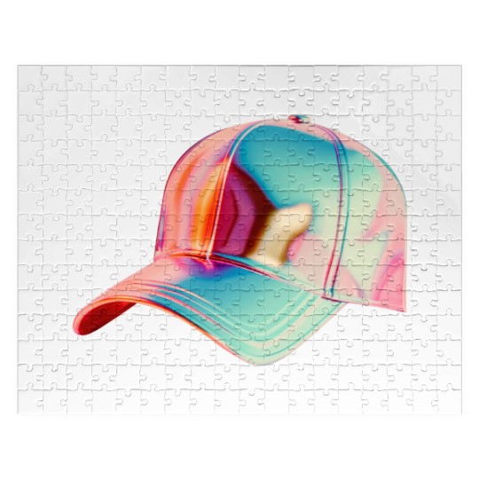 Vibrant HoloCap: The Future of Streetwear Jigsaw Puzzles